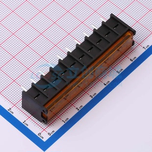 10P P=6.35mm 接线端子DBT50G 1x10P 直插 6.35 OGC 栅栏式