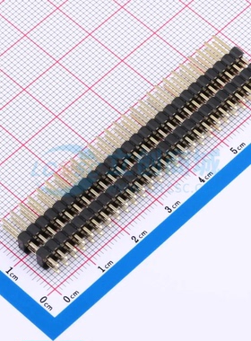 排针 X6522WV-2x26H-C60D30-E80 插件,P=2.54mm 2x26P 方针 原装