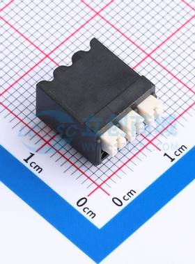弹簧式接线端子JL212R-SMT-35003BP1 SMD,P=3.5mm 1x3P 卧贴 黑色