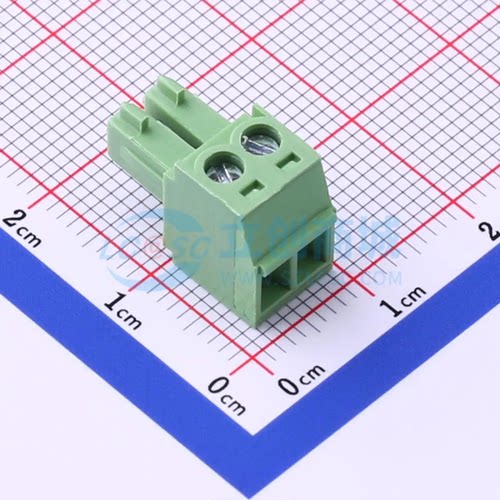 插拔式接线端子WJ15EDGK-3.5-2P P=3.5mm 1x2P 2P 公插头