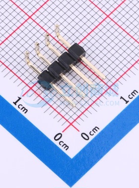 排针 GPHB101-0402A001A1BC 弯插,P=2.54mm 1x4P 方针 原装正品