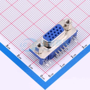 原装 DZ11AA1 弯插 母 VGA连接器 H5A7 正品 15P Sub