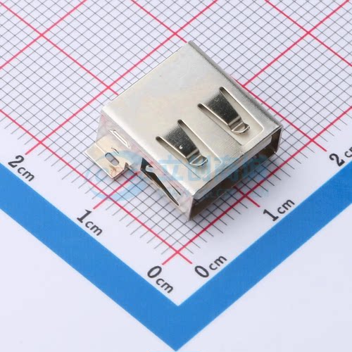 USB连接器 ZX-TYPEA-2-WTM4 SMD 母 卧贴 4P 原装正品