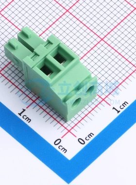 插拔式接线端子XDCB-2A381G-3-3G61 P=3.81mm 1x2P 公插头