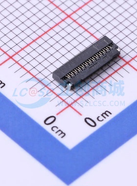 连接器 HC-FPC-03-10-25RLTAG SMD,P=0.3mm,卧贴 25P 翻盖式 下接