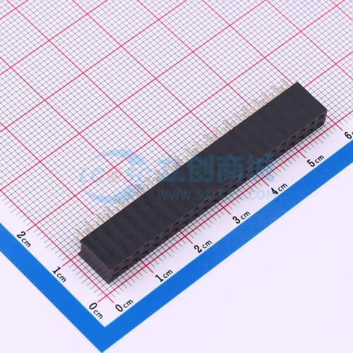 排母 HC-PM254-8.5H-2x22PZ 插件,P=2.54mm 2x22P 方孔 电子元器