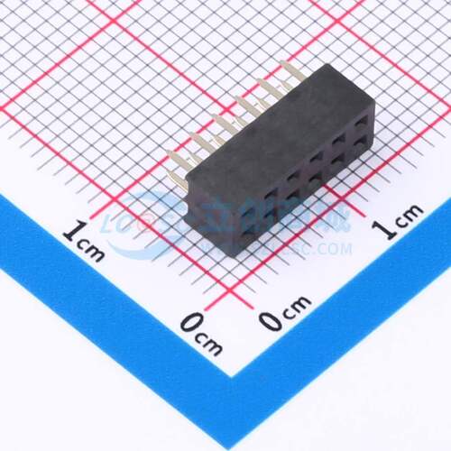 排母 DS1026-05-2x6S8BV 插件,P=2mm 2x6P 方孔 电子元器件配单
