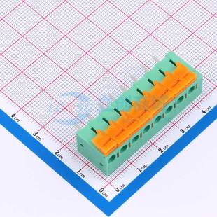 08P GN01 P=5.08mm 接线端子MX142V 1x8P 插件 5.08 弹簧式