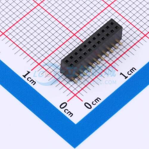 排母 B127M05-0B22P51-H43C48 SMD,P=1.27mm 2x11P 方孔 电子元器