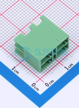 插拔式接线端子DB2EVHB-3.5-2*2P-GN 插件3.5mm 2x2P 板端/插座-