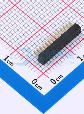 排母 B100M01-0B14P51-H20C20 插件,P=1mm 2x14P 方孔 电子元器件