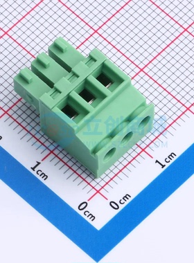 插拔式接线端子ZX-DGKA-3.81-3P P=3.81mm 1x3P 公插头