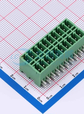 插拔式接线端子DB2ERHB-3.5-2*10P-GN 弯插3.5mm 2x10P 板端/插座
