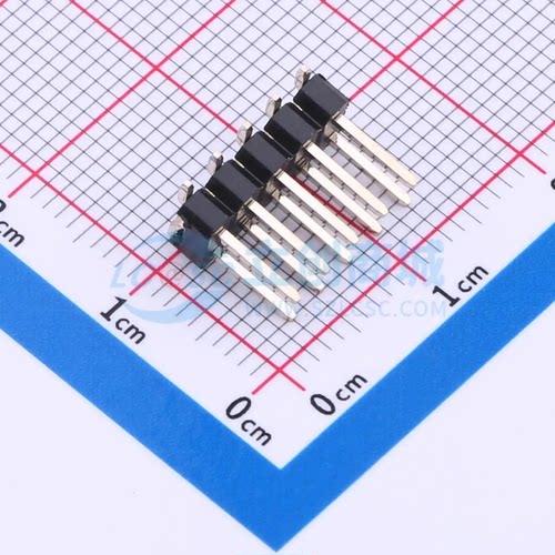 排针 DZ254S-22-10-75 SMD,P=2.54mm(交错脚) 2x5P 方针 原装正品