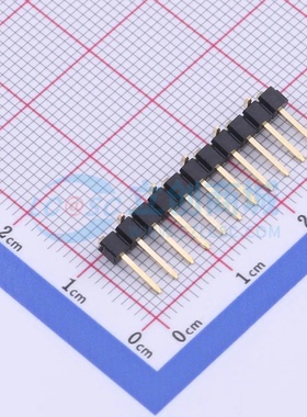 排针 X6511WVS-11H-C60D48R1 SMD,P=2.54mm(交错脚) 1x11P 方针