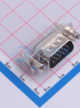 D-Sub/VGA连接器 6235-03M15S0SBA03 插件 公 直插 15P 原装正品