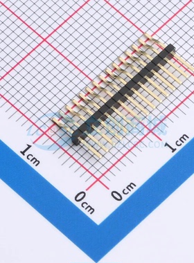 排针 X1311WRS-15J-C40D42 SMD,P=1.27mm,卧贴 1x15P 方针 原装正