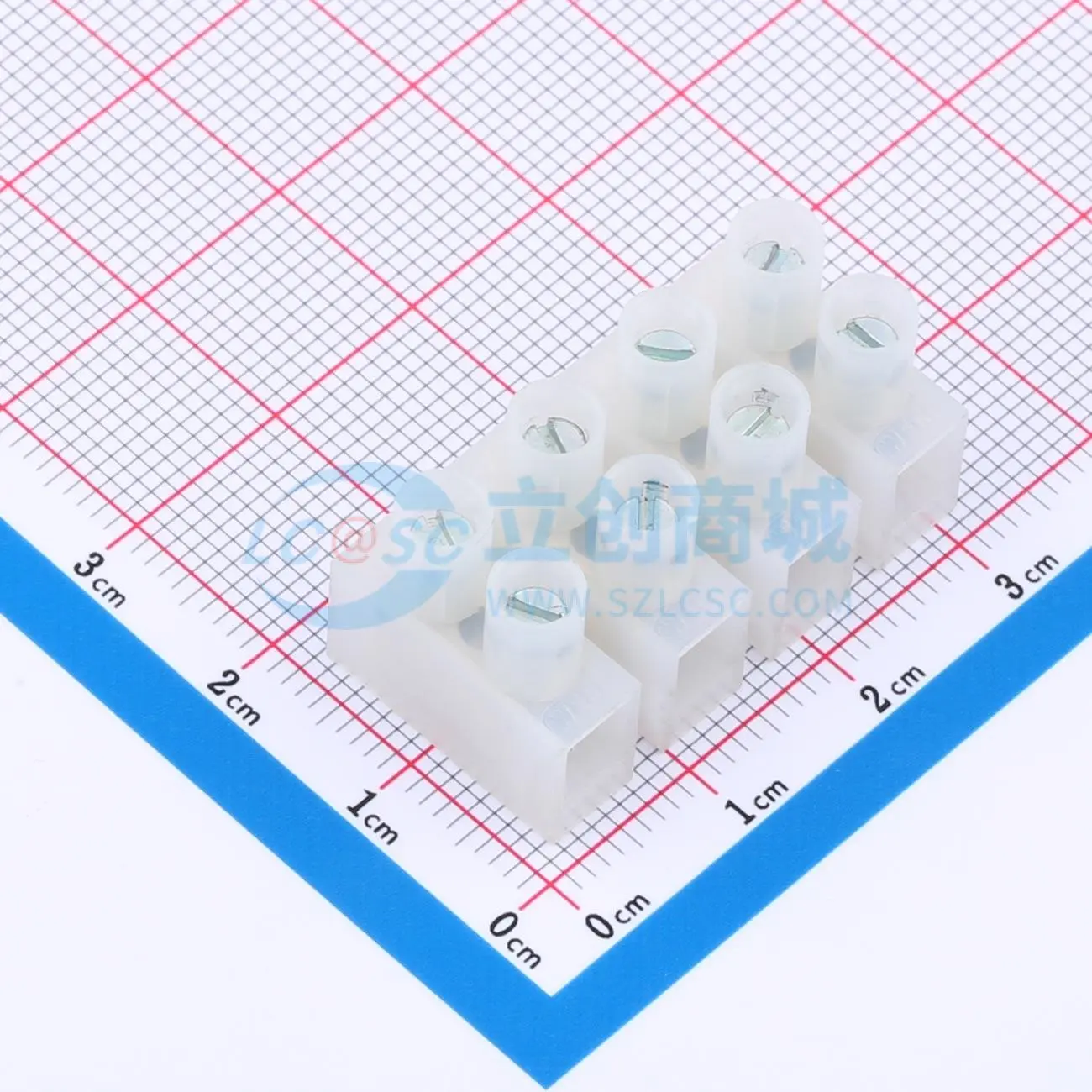 栅栏式接线端子302-HDS/04 - 2x4P 无引脚