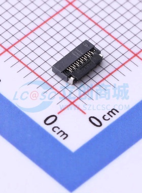 连接器 HC-FPC-03-10-13RLTAG SMD,P=0.3mm,卧贴 13P 翻盖式 下接