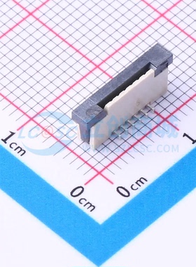 连接器1.0K-GT-6PB SMD,P=1mm 6P 抽屉式 单侧触点/垂直