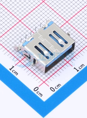 USB连接器 UB31F-U011-HLRG22 插件 USB 3.0 沉板 原装正品 元器