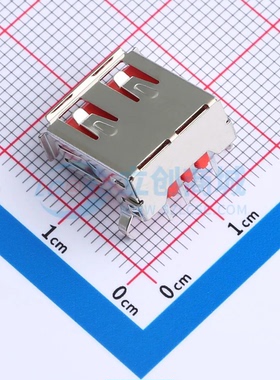 USB连接器 USBR-A-S-F-O-TH 插件 原装正品 元器件配单