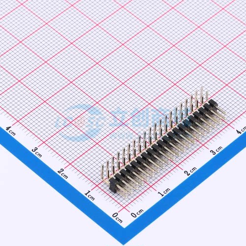 排针 KH-2PH90-2X20P-L10.5 弯插,P=2mm 2x20P 双排 原装正品