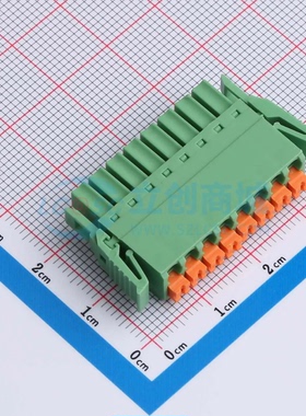 插拔式接线端子DB2EKNG-3.5-8P-GN P=3.5mm