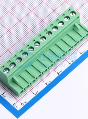 插拔式接线端子XDCBK-12A508G-4-3G61 P=5.08mm 1x12P 公插头