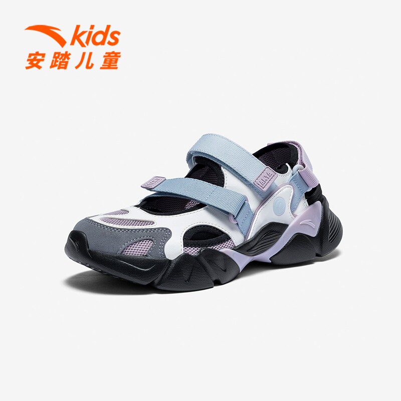 安踏儿童凉鞋女大童2026夏季户外系列玛丽珍框子鞋