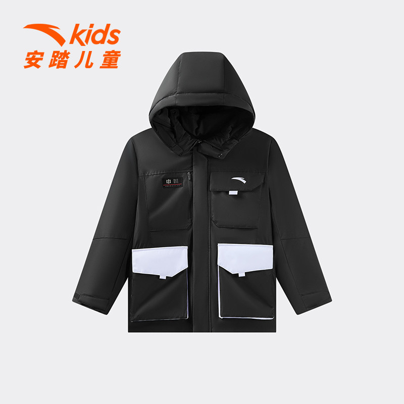中国冰雪安踏儿童女大童羽绒服2025冬款上保暖儿童四防热返羽绒服,童装/婴儿装/亲子装,羽绒服,淘宝优惠券,粉丝福利购,淘宝优惠卷