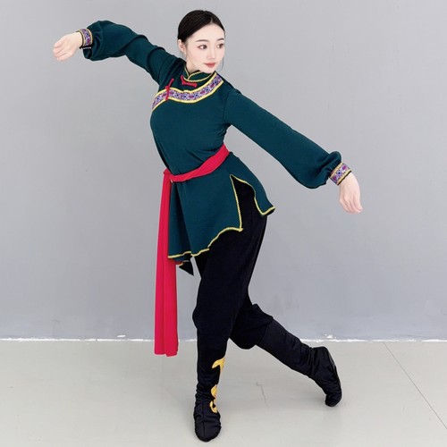 美如画蒙古草原舞蹈服艺考服套装