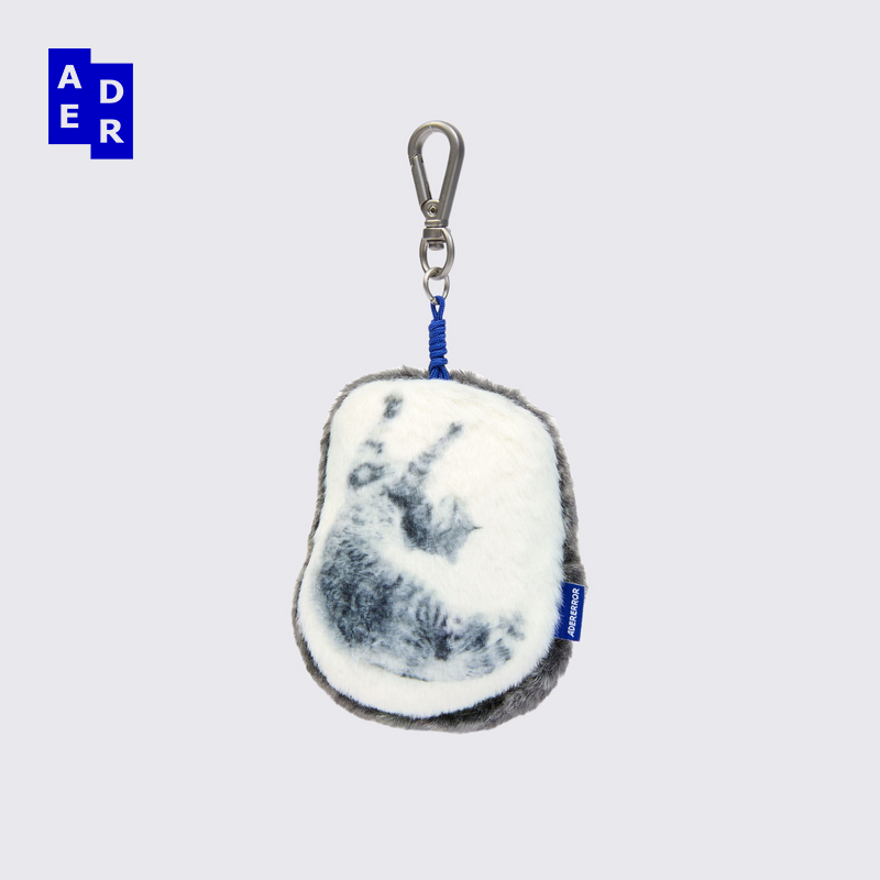 ADERERROR Pet Blue cat 钥匙链01猫咪印画钥匙链
