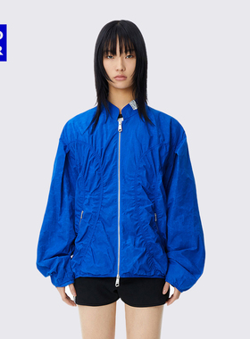 ADERERROR 24SS Zeque 夹克时尚休闲双拉链褶皱细节宽松短外套潮