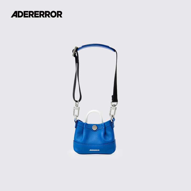 正面标志白印可调节手提包