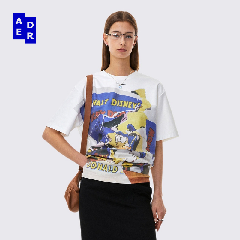 ADERERROR Disney系列 米奇&唐老鸭 T恤 01迪士尼联名T恤短袖