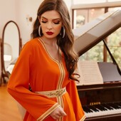 Muslim Turkey Dubai Dress Gilded East Abayak Middle Arabic