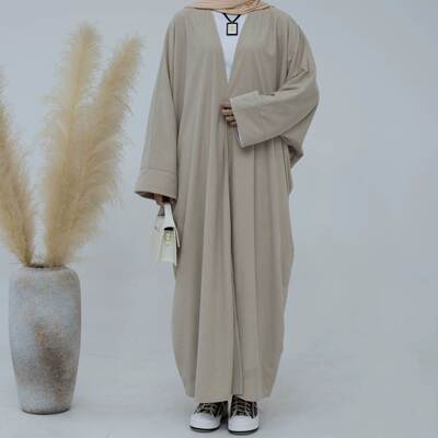 迪拜土耳其秋冬开衫长袍女