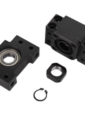 替代米思米型丝杠支座组件固定侧方型 BSW1528 BSW15 BSW20 BSW25