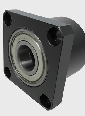 替米思米 KKH双轴不带卡簧方法兰组件带座轴承BASC 固定轴承支座