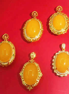 中长款秋冬微镶锆大气吊坠铜合金