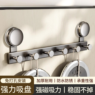 吸盘门后挂钩强力粘胶免打孔强力承重置物架钩子入户门挂衣架收纳