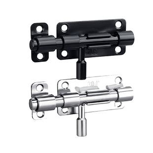 包邮304不锈钢免打孔防盗门插销木门房门门栓卫生间门扣 搭扣老式