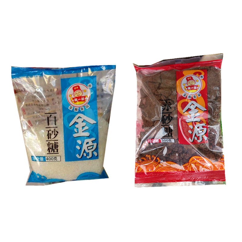 5包装 金源赤砂糖300克百砂糖400克幼砂糖精制烘焙蛋糕糕点心糖点