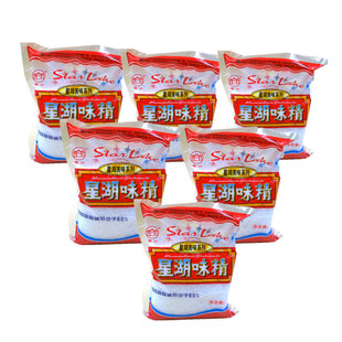 星湖味精家用厨房炒菜烹饪做汤调味料增鲜味素调料品袋装380g*6包