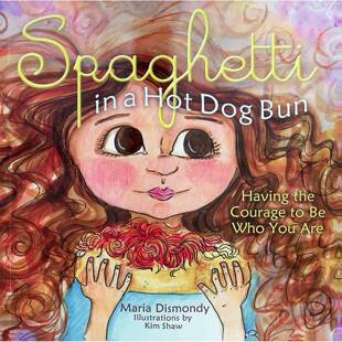 英语原版书热狗面包里的意大利面Spaghetti获奖绘本亲子共读36岁儿童文学成长教育教导孩子勇敢做自己接纳独特乐于助人培养勇气