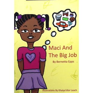 英语原版书麦西与大工作彩色绘本书适合710岁女孩阅读讲述小女孩担任花童克服紧张情绪培养自信心的成长励志故事由伯内塔埃普斯