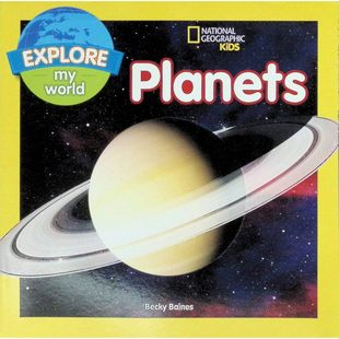 国家地理儿童探索我的世界系列原版英语科普绘本Planets适合36岁儿童亲子共读了解太阳系行星知识激发宇宙探索兴趣