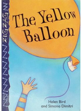 英语原版书之字形系列黄色气球绘本适合36岁亲子共读TheYellowBalloon讲述小男孩迈克尔放飞气球探索世界的故事激发孩子想象力传