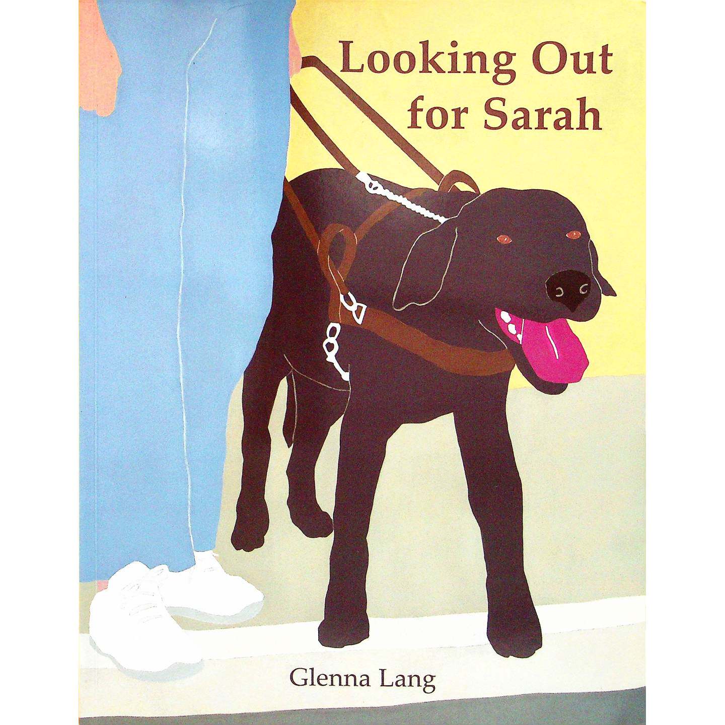 英语原版书守护萨拉绘本讲述盲人老师莎拉和导盲犬佩里的感人故事格伦娜朗根据亲身经历创作适合36岁亲子共读培养孩子关爱特殊人